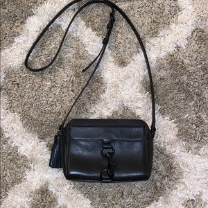 Black Leather Rebecca Minkoff bag